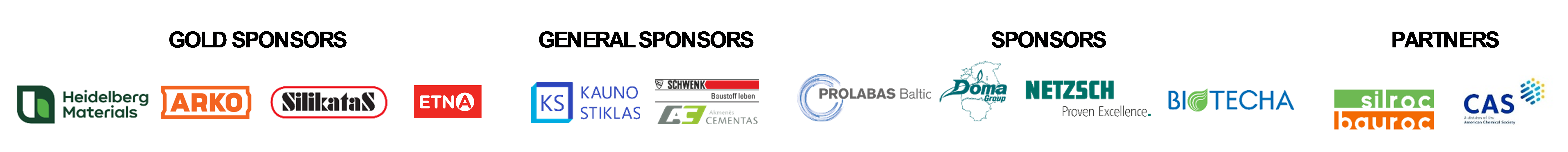 sponsors and partners